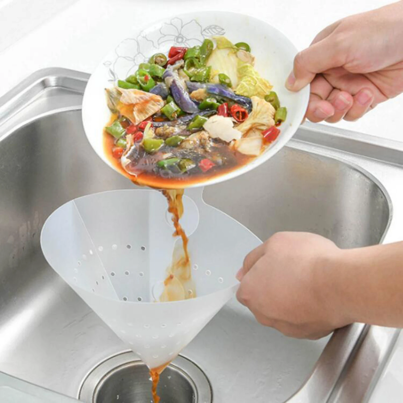 Foldable Kitchen Sink Strainer Practical Telescopic Sponge Holder Towel Rack for Kitchens Bathtubs and Laundry Rooms
