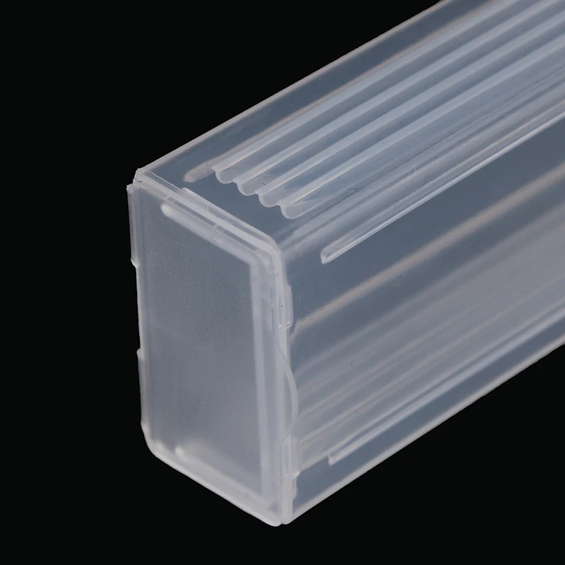 Microscopio in plastica Slide Mailer Glass Slides Holder Storage Box microsslide PP contiene 5 Dispenser Box
