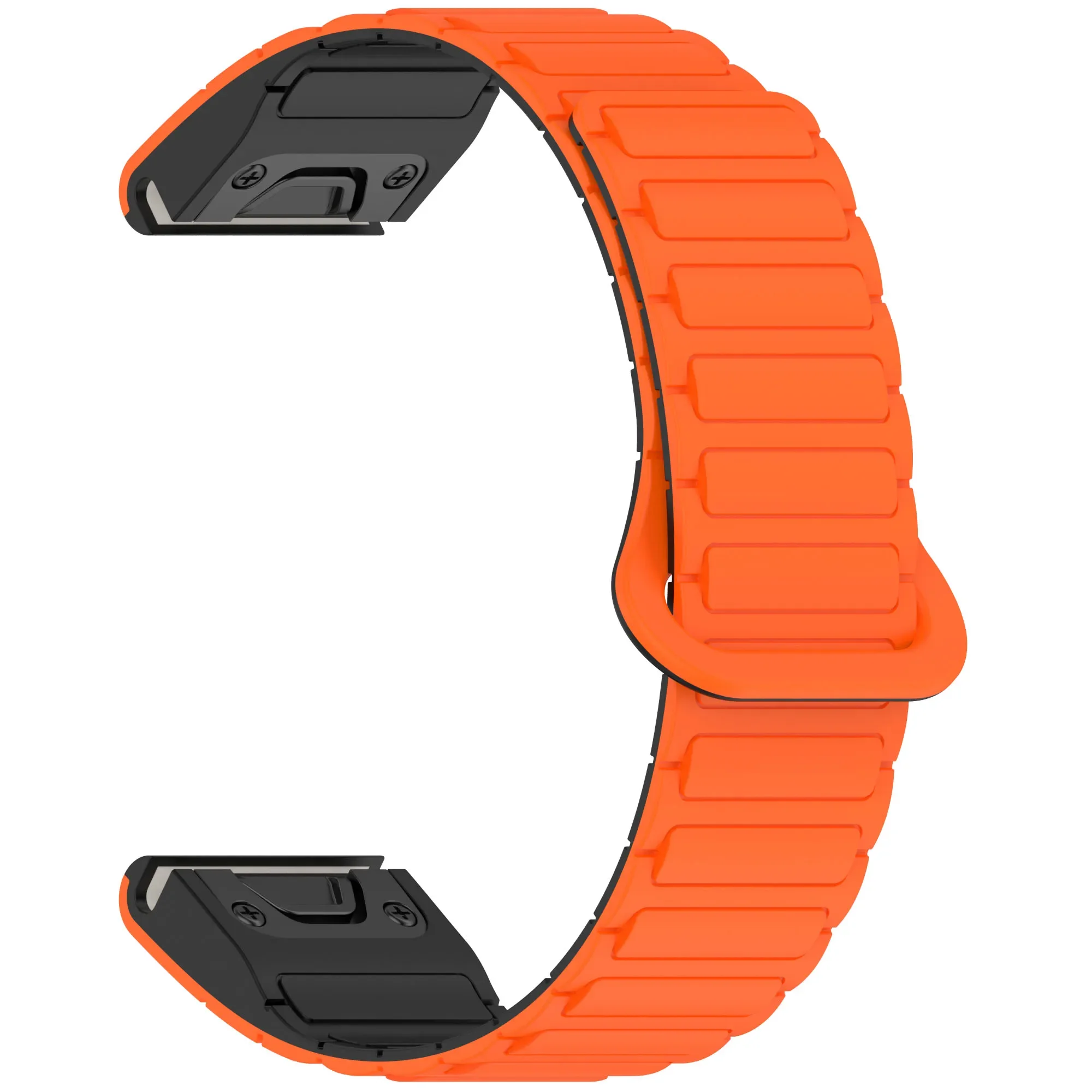 Kompatibel mit Garmin Fenix 8 7X 7 7S Silikon-Magnetarmband Fenix 5X 5S Plus 3HR Armband 20 mm 22 mm 26 mm QuickFit – Detail 4