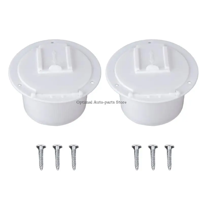  Cable Access Hatches with Sliding Cord Panel and Mounting Flange to Create Orderly Vehicle-Body Power Cord Entry for Trailers