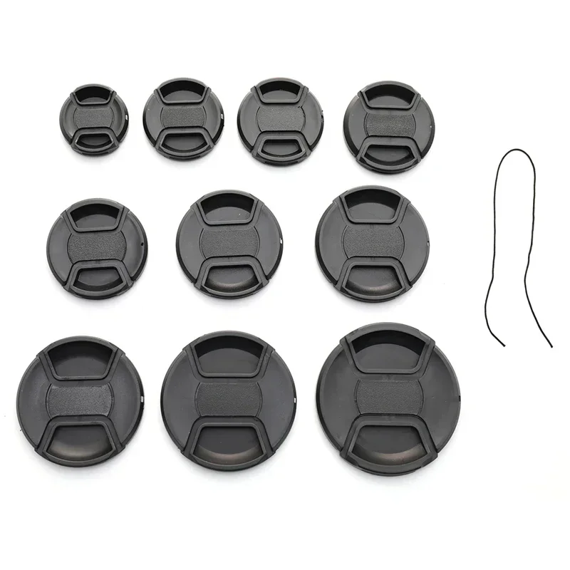 40.5mm 49mm 52mm 55mm 58mm 62mm 67mm 72mm 77mm 82mm Camera Lens Cap Snap On High Quality Front Cover 1PC