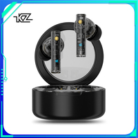 Kz Carol Wireless Earbuds Active Noise Canceling 55db Tws Headphone 6 Mics Ai Hd Call Bluetooth 5.3 Hifi In-Ear Custom Earphones