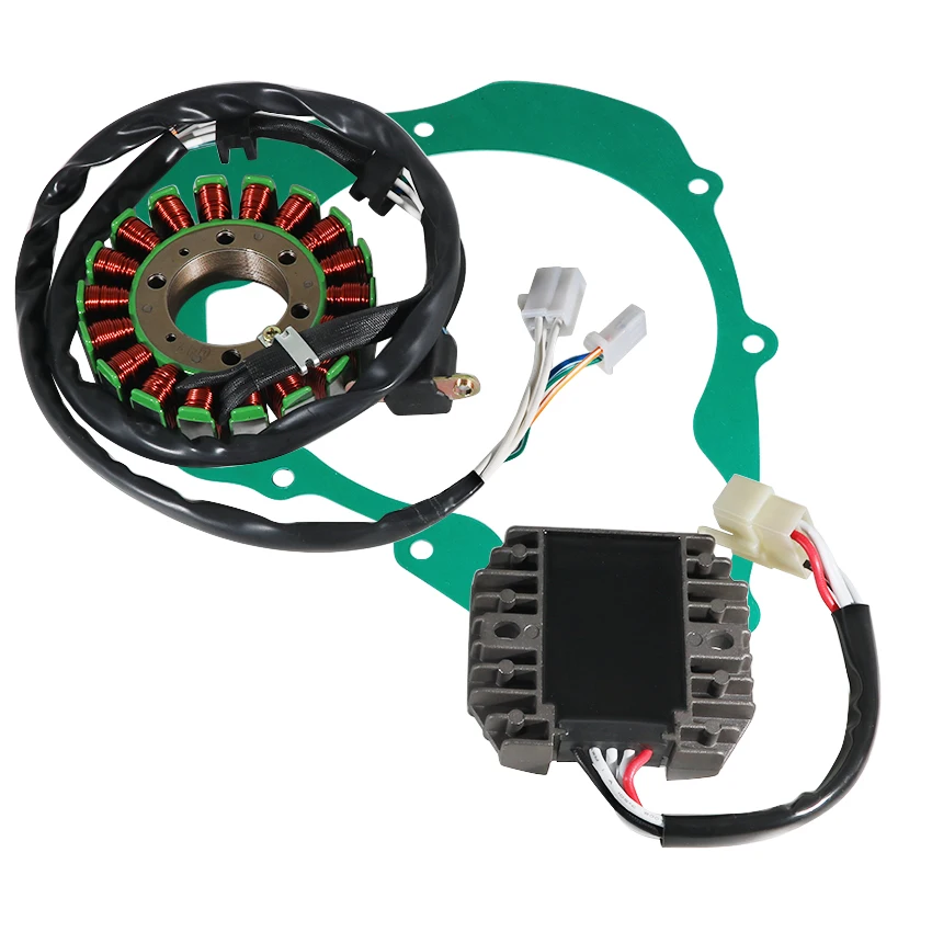 يناسب ياماها SRV250 رينيسا 1996-1997 سنوات منظم مغناطيسي الجزء الثابت لفائف مجموعات ربط السيراميك الارضي 4DN-81410-00/3LS-81960-00/3DM-15451-00