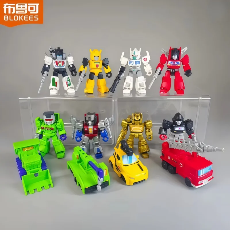 Blokees Transformers Defender Version Wave 2 Special Armor Coronation Starscream Bumblebee Action Figure Collectible Gift Toy