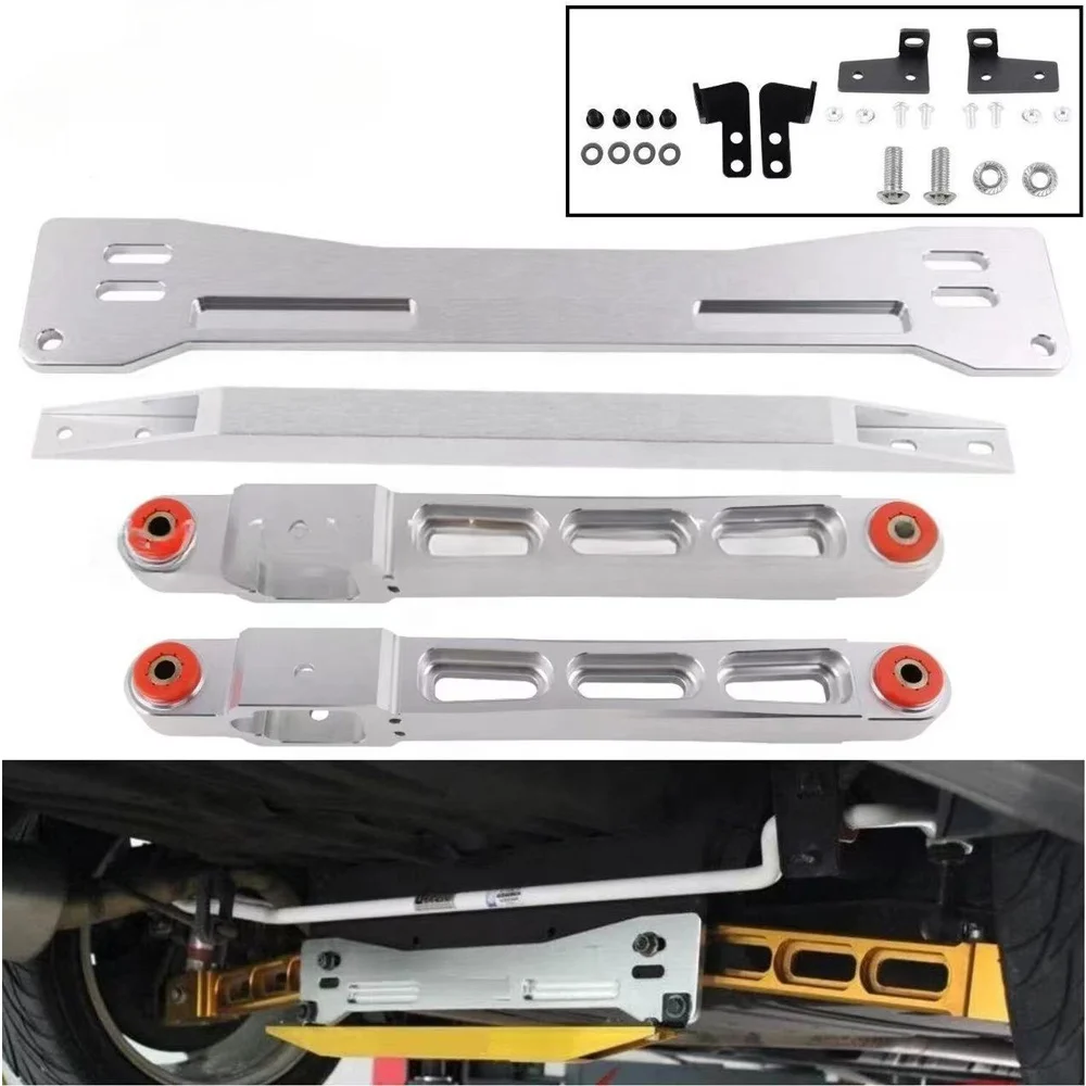 New Racing Modified Subframe Brace+Rear Lower Control Arm+Tie Bar Kit For Mirage 97-01 Proton 1.6