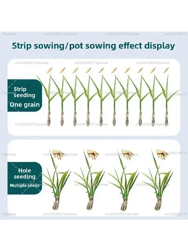 Hand-held Farm Seeding Machine Multifunction Paddy Planter Rice Drum Seeder Transplanting Tool