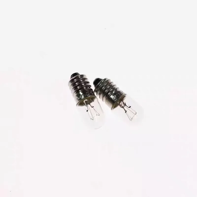 HoneyFly 10pcs Indicator Bulb E10 24V2W 24V3W 30V3W T10X28mm Incandescent Pilot Lamp for Experimental Instruments