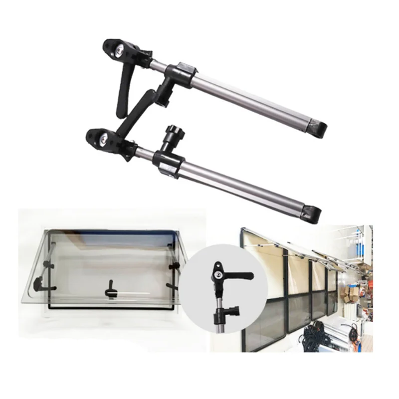 

A04E-RV 310‑435Mm Window Support Rod Telescopic Aluminium Alloy Parts Accessories For Motorhome Trailer RV Accessories