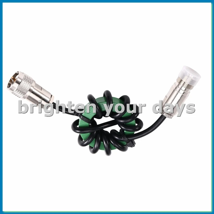 HF Shortwave 1.8-50MHz 1:1 Balun Anti-Interference High Power FT8 Dedicated -Zinc Magnetic Ring 50mm Green-VVNB