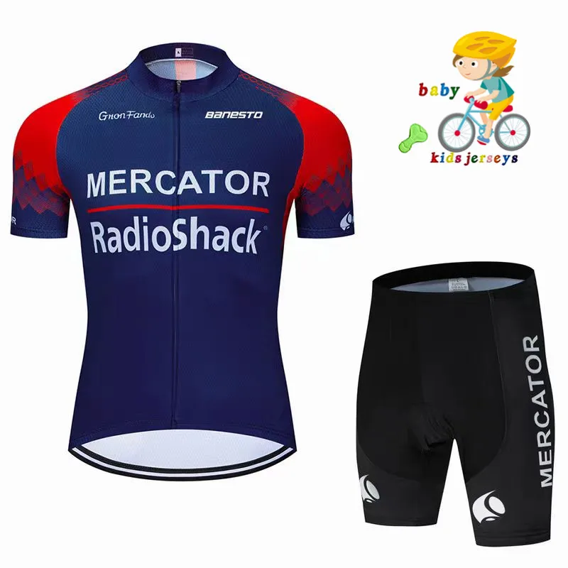 2025 New Childrens Cycling Clothes Summer Kids Shorts Jersey Biking Suit Child Clothes MTB Children's Cycling Wear Equipment