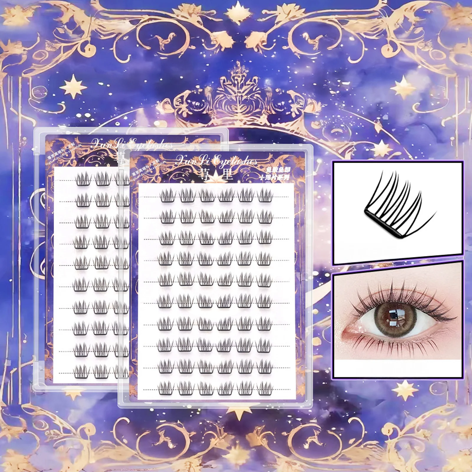 韓国スタイルショートつけまつげエクステンション女性のための小悪魔メイクナチュラルふわふわドラマチックまつげ用品