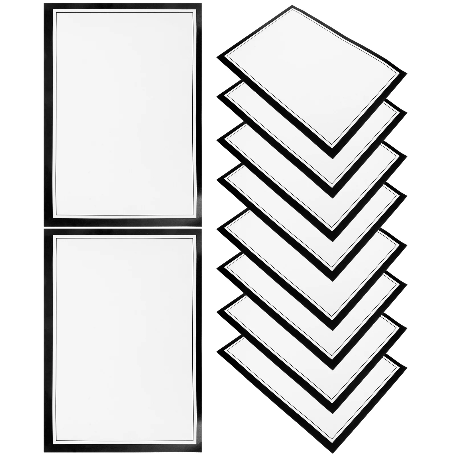 10 Sheets of Thick Painting Cardboard Smooth Surface Drawing Paper for Calligraphy Greeting Cards Sketching Craft Activities