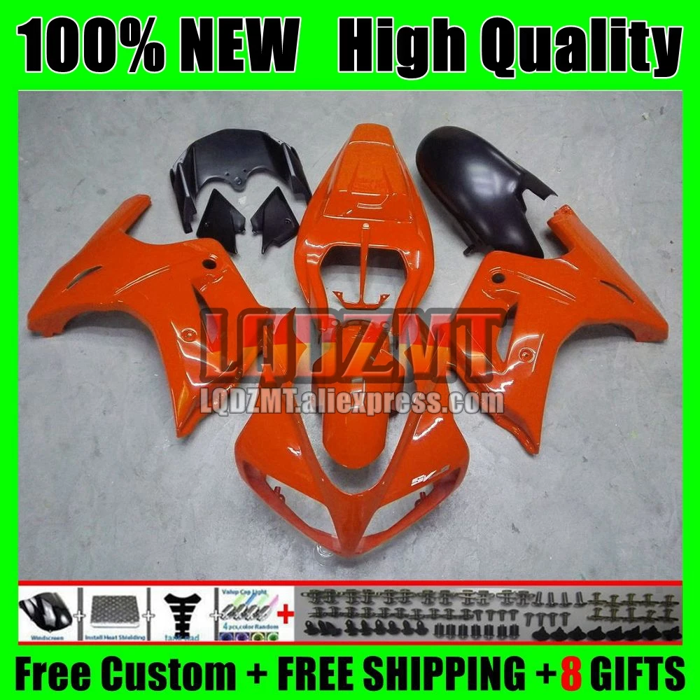 SV650S SV1000S For SUZUKI SV650 SV1000 S Hot orange 03 04 05 06 07 08 19No.11 SV 650 1000 CC 2009 2010 2011 2012 2013 Fairing