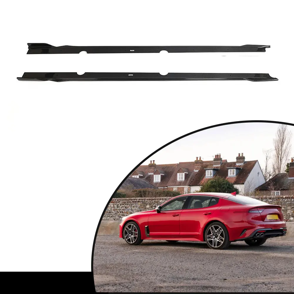

Real Carbon Fiber Side Skirts For KIA Stinger