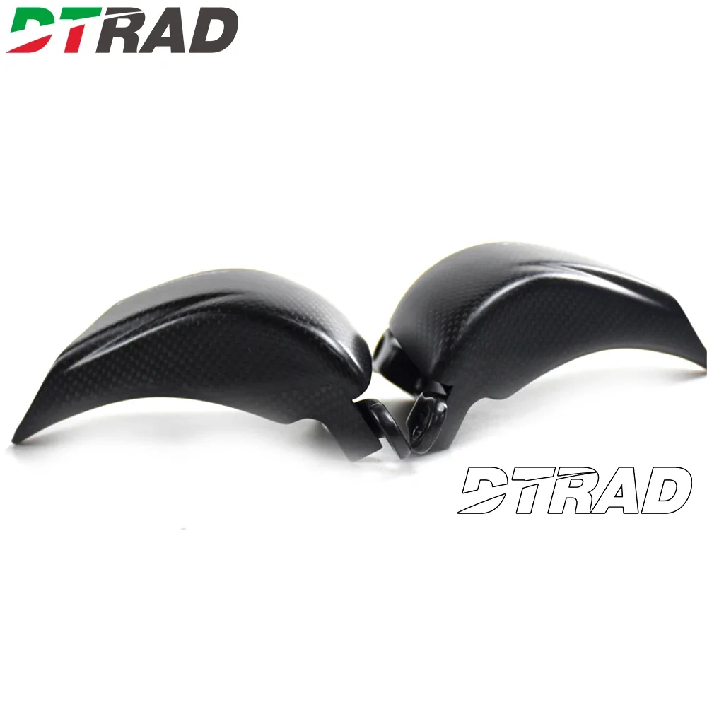 Acessórios da motocicleta Pinça Dianteira Guarda Tampa Do Radiador do Dissipador de Calor De Fibra De Carbono Para a DUCATI Panigale V4 V4S V4