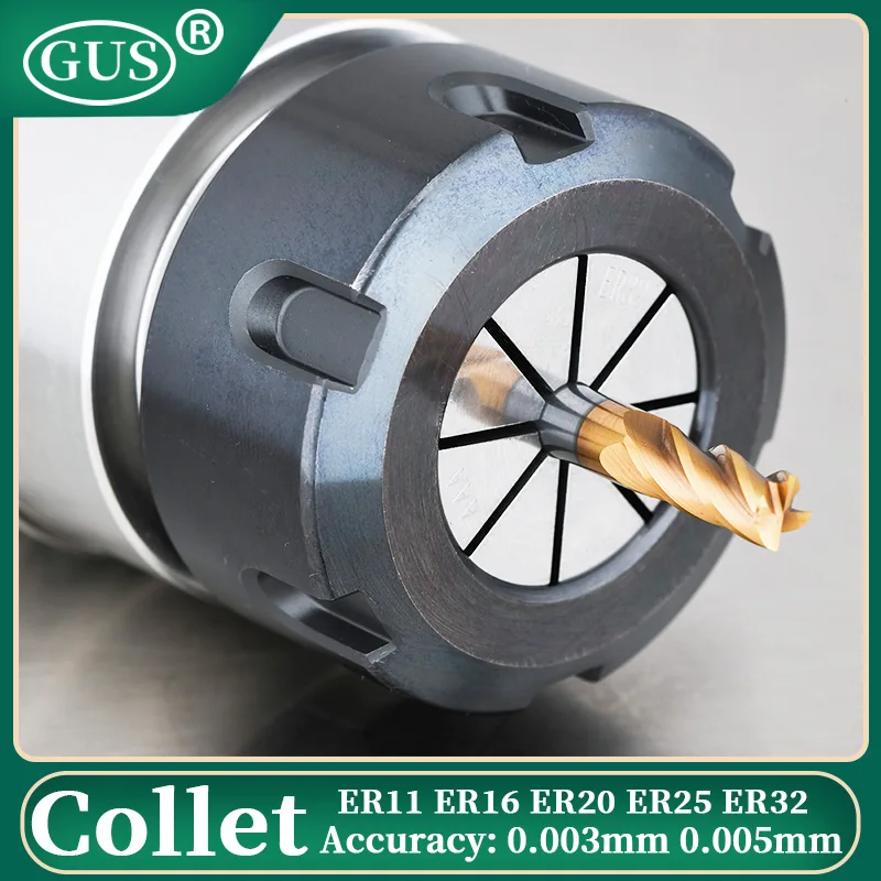 1 قطعة ER11 ER16 ER20 ER25 ER32 ER أسطوانة معدنية تشاك دقة 0.003 مللي متر 0.005 مللي متر ل CNC طحن أداة حامل آلة الحفر مخرطة