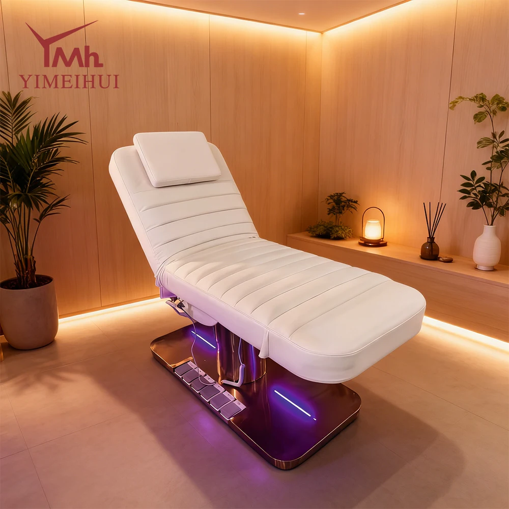 

Beauty Salon Furniture Medical Facial Spa Bed Electric Saloon Reclining Cosmetic Therapy Salon Esthetician Bed