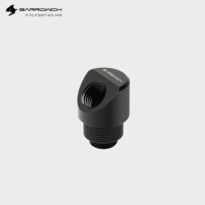 45°/90° Rotatable Adapter Fitting G1/4'' 360 Angled Elbow Smooth Surface, FBWT90-MR FBWT45-MR