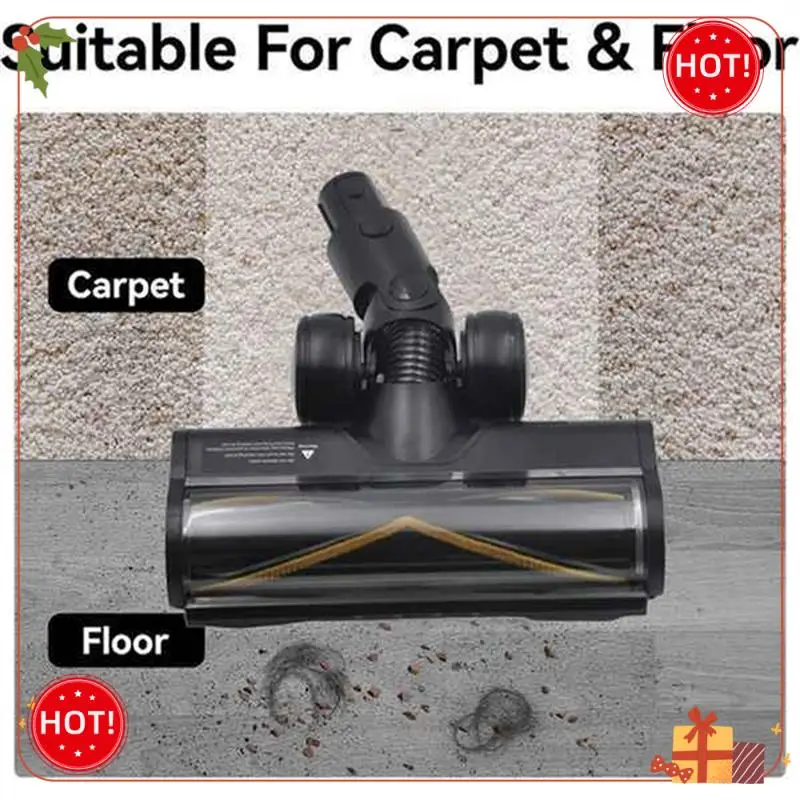 

ABLE-Quick-Release Floor Brush Head For Dreame R10 R20 R30 T10 T20 T30 V12 V16 Vacuum Attachment With LED Light