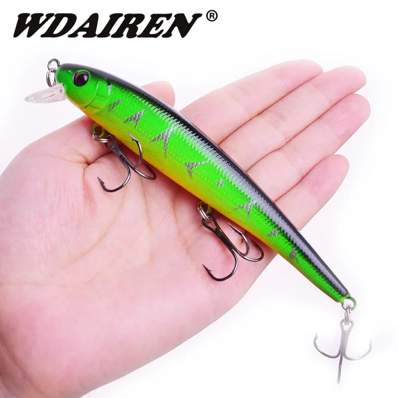 

1 Pc Minnow Fishing Lures Sinking Wobblers 13cm 19.5g Artificial Hard Plastic Baits Crankbait Carp Bass Pesca Fishing Tackle