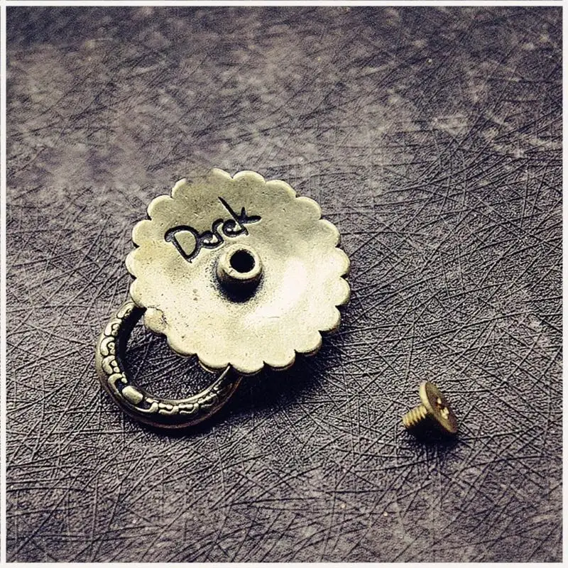 Retro Brass Clasp -hardware voor lederen producten Kostuumdecoraties