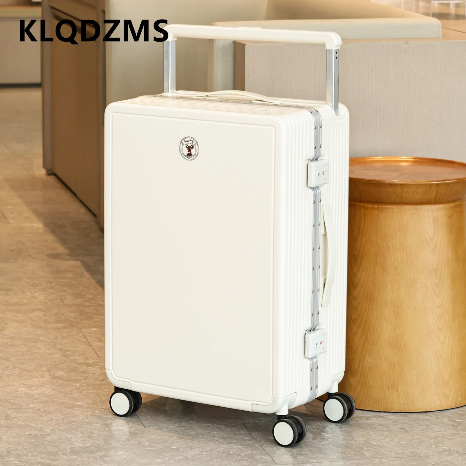 KLQDZMS Handgepäck 20 Zoll Boarding Case 24"26"28" ABS+PC Gepäck Herrengepäck Chiffrierte Koffer Damen Kabinenkoffer