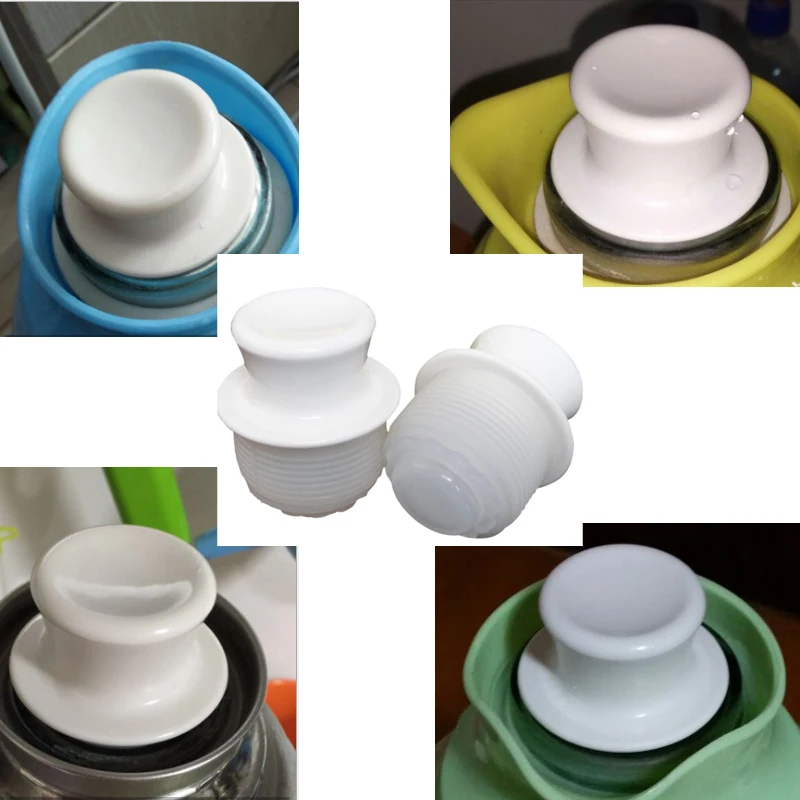 Silicone Pot Insulation Effect Plug, Pot Lid, Thermos Bottle Stopper, Kettle Cork, Boiling Water Bottle, Plastic Lid Accessories