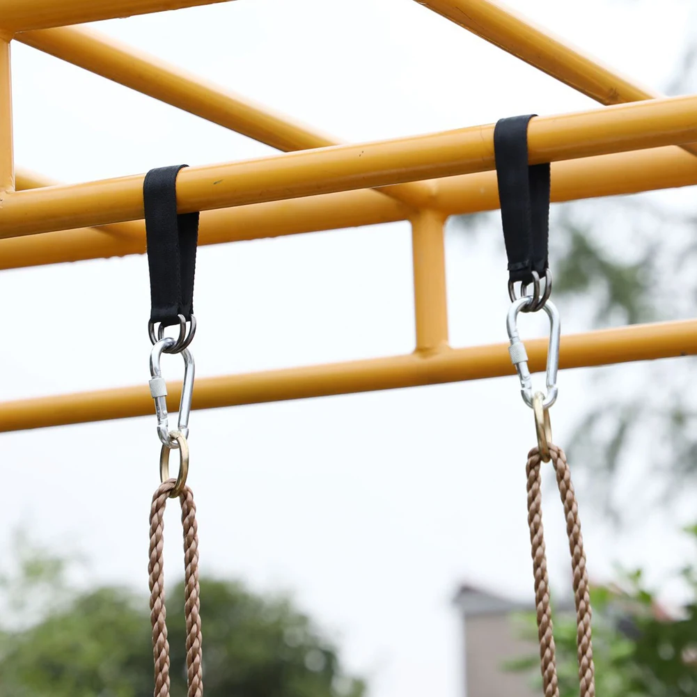 Tree Swing Straps Hook Ring Hanging Belt Heavy Duty Swing Connecting Belt 24cm Tree Swing Hanging Straps Kit for All Swing Types