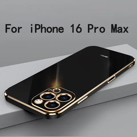 아이폰 16 프로 맥스용 케이스 커버, 하이 퀄리티 소프트 TPU 지문 방지 카메라 보호 케이스 커버