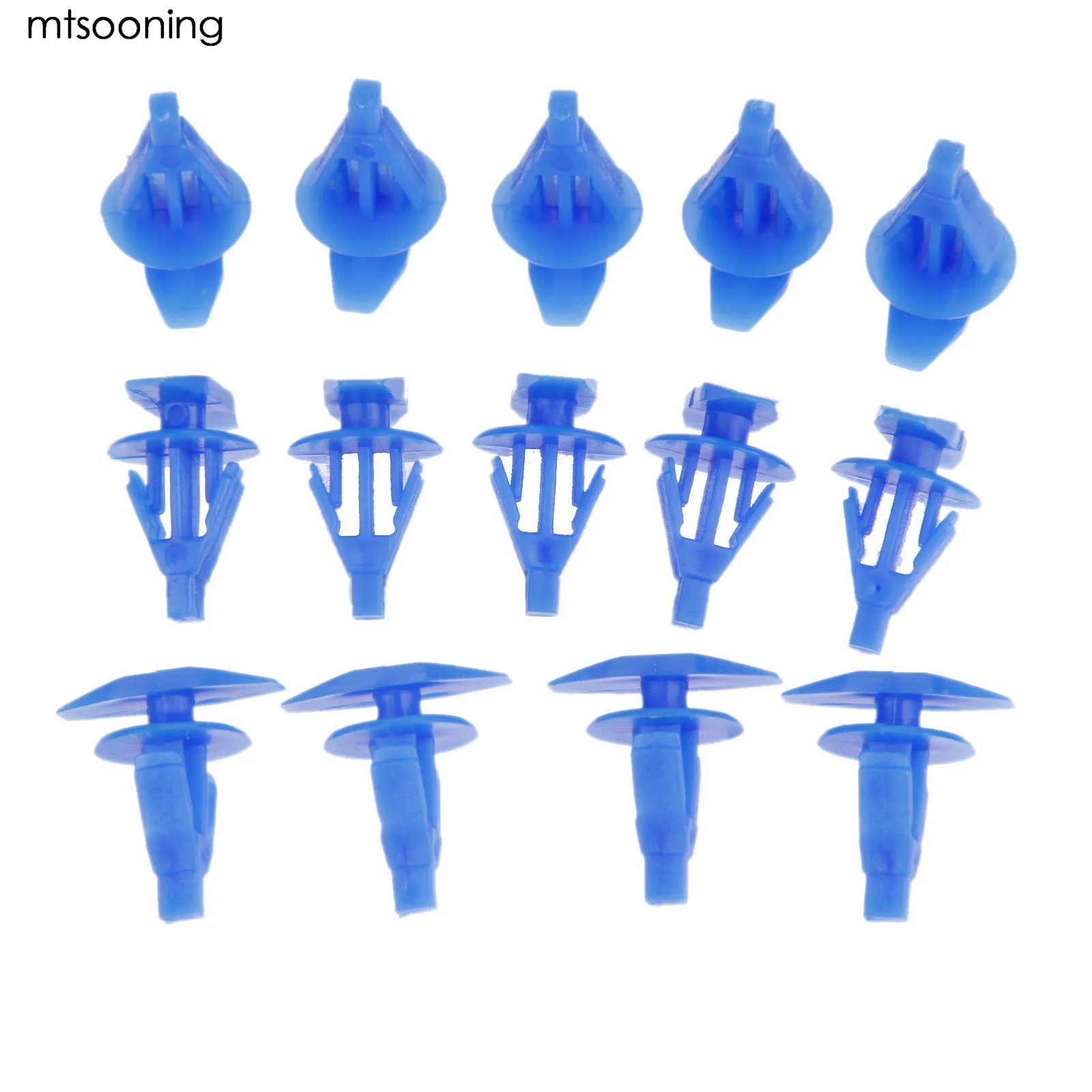 mtsooning 100pcs Auto Fasteners Car Tape Sealing Doors And Windows Sealing Retainer Clips For Universal Nissan Honda Toyota