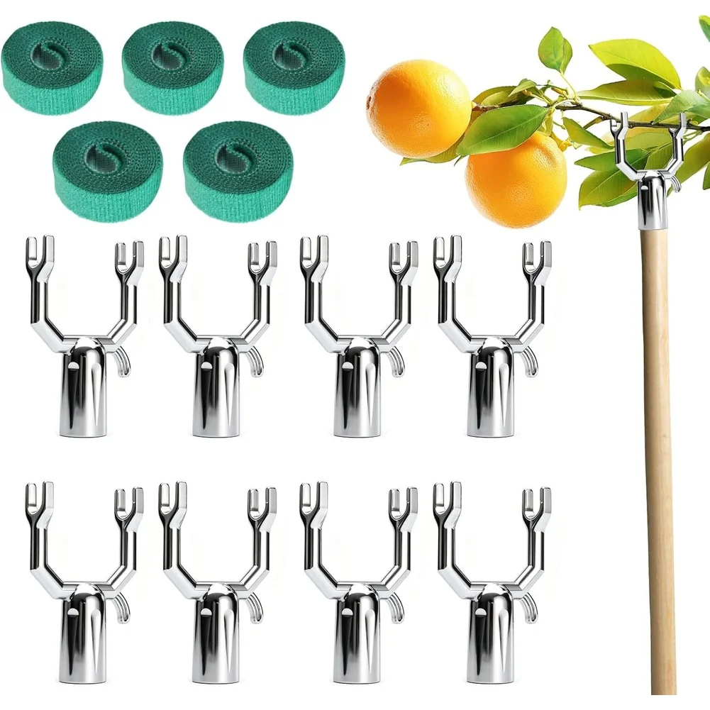Y Design Aluminum Branch Support System for Fruit For Trees 8 Supports with 5 Cable Ties for Structural Guidance