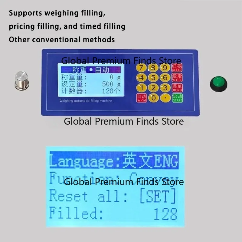 Automatic Weighing Type Liquid Filling Machine 72L/min Large Flow for Viscous Liquids - Honey Sauce Edible Oil Glue Dispenser