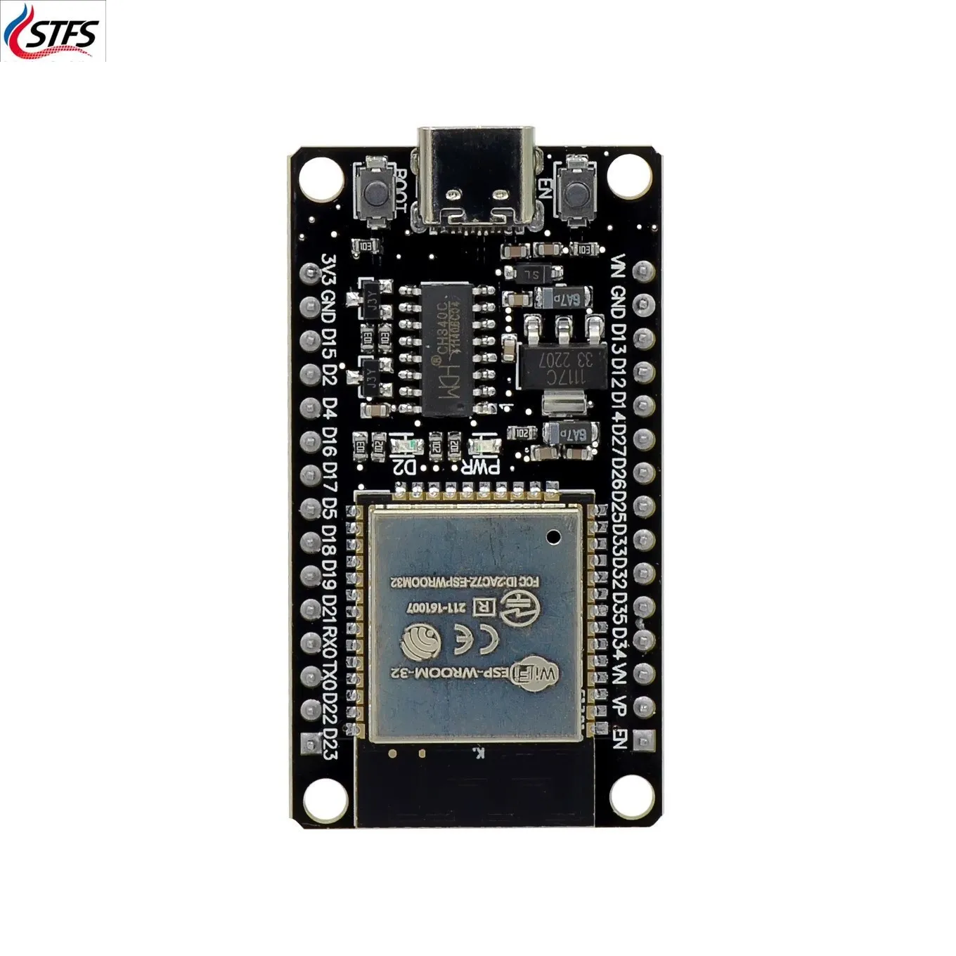 ESP32 Development Board TYPE-C USB CH340C WiFi+For Bluetooth Ultra-Low Power Consumption Dual Core ESP32-DevKitC-32 ESP-WROOM