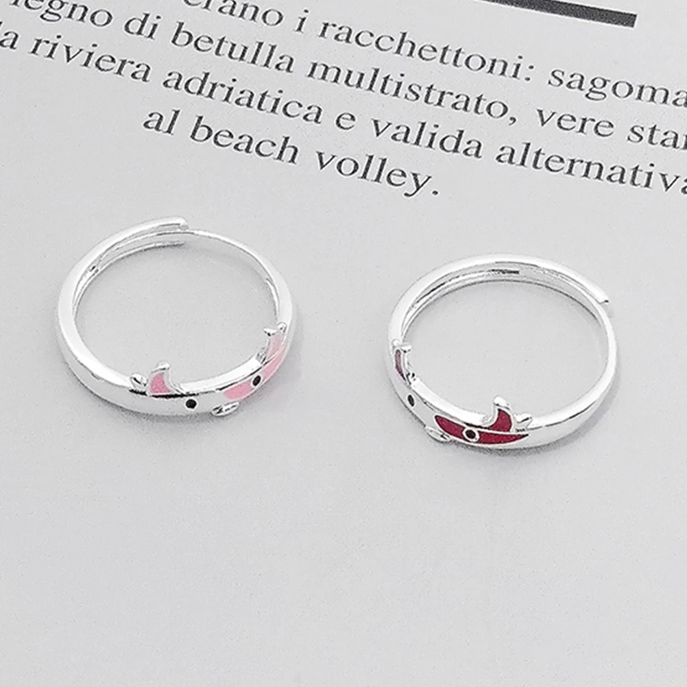

2pcs Adjustable Ox Year Rings Creative Unisex Zodiac Cow Finger Ring for Festival Party Adjustable Ox Year Rings Travel Gift