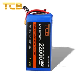 Lipo 6S batteria 22.2V 16000 22000mAh 25C 6S per RC Aircraft Airplane Drone Car Boat elicottero 22 Ah batterie