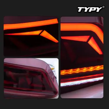 TYPY Nové LED zadní světlo Upgrade Upravené pro VW Touareg LED zadní světlo 2011-2017 Dynamické signální zadní světlo Auto příslušenství 10 nejlepší prodej LED zadní světla pro VW Touareg - №2