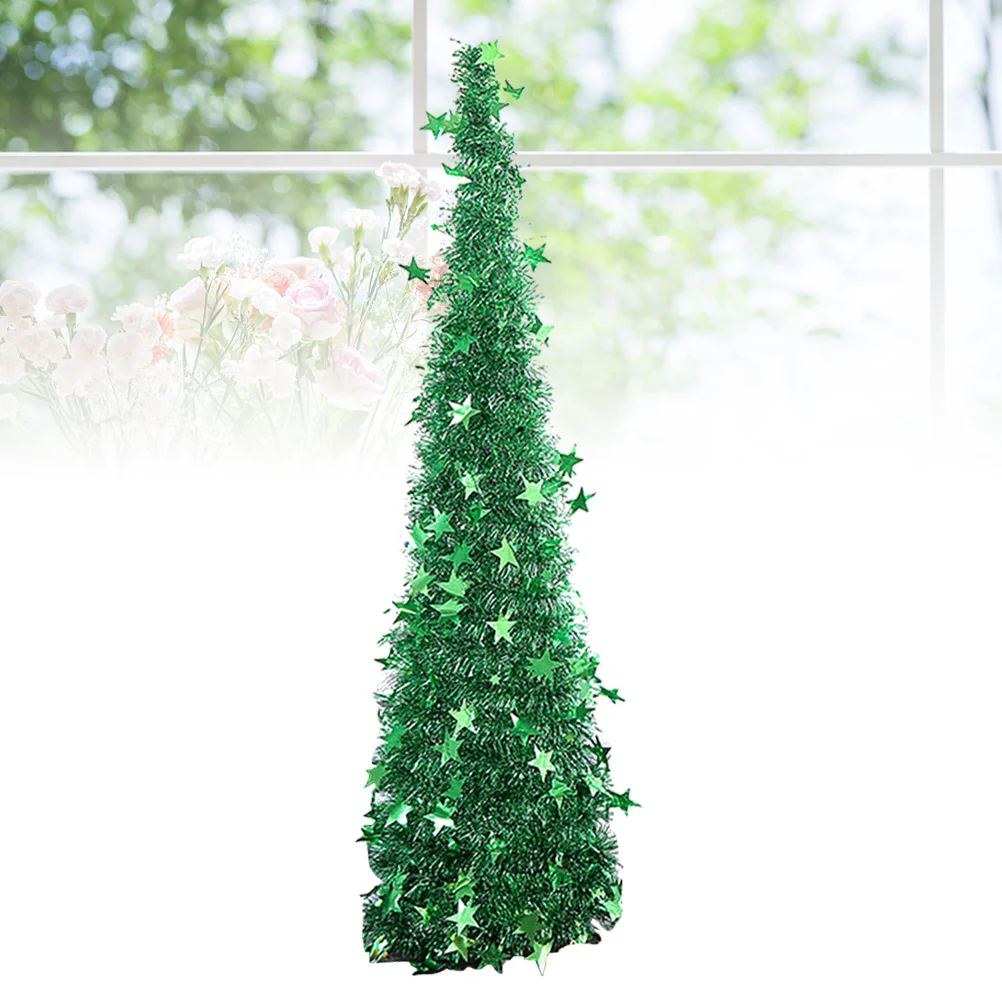 

120 Cm Foldable Christmas Tree PET Party Decor Home Decoration Telescopic Decorate