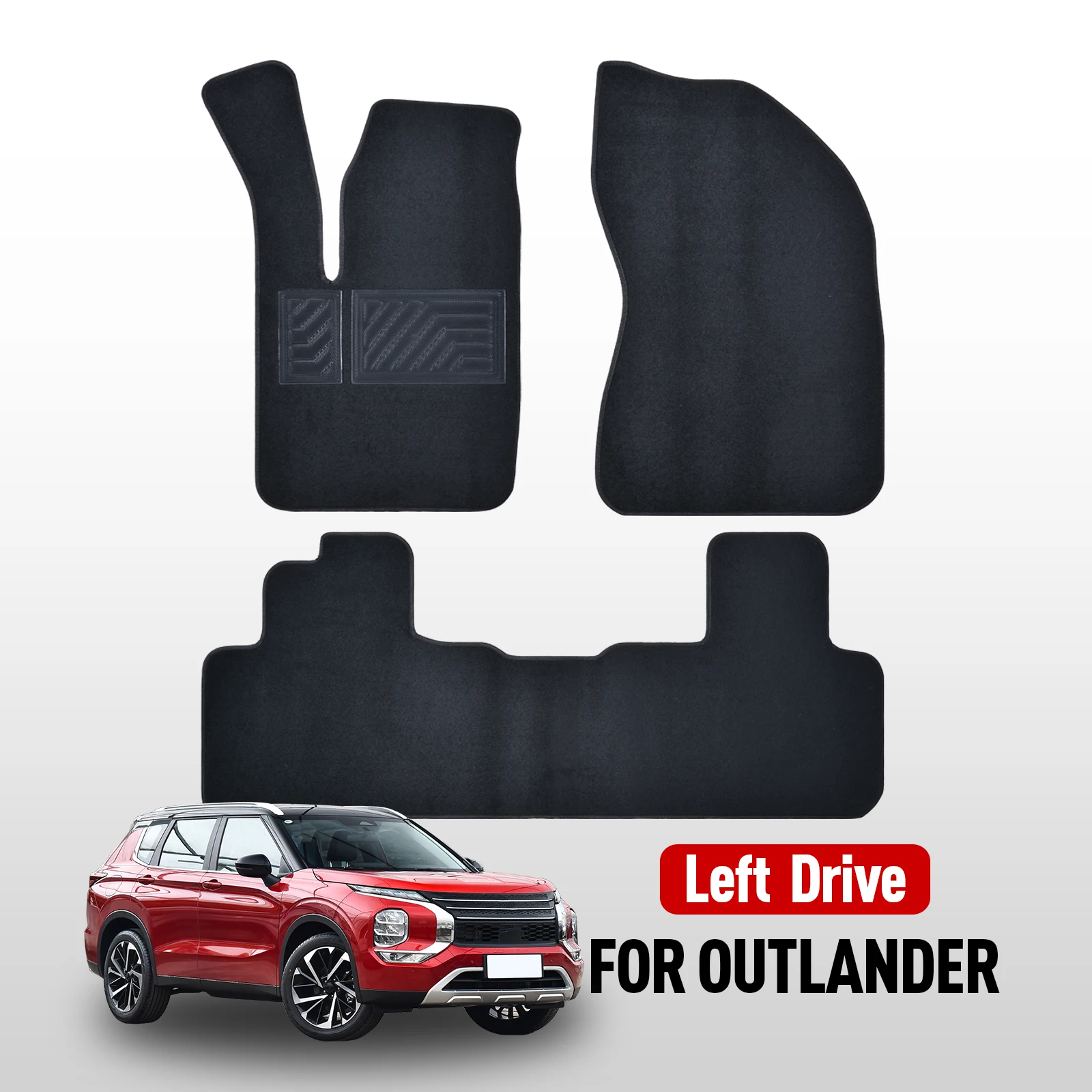 

Custom car floor mat For Mitsubishi Outlander 2011-2024 Waterproof Pad Car Mats floor Covers Car Accessories