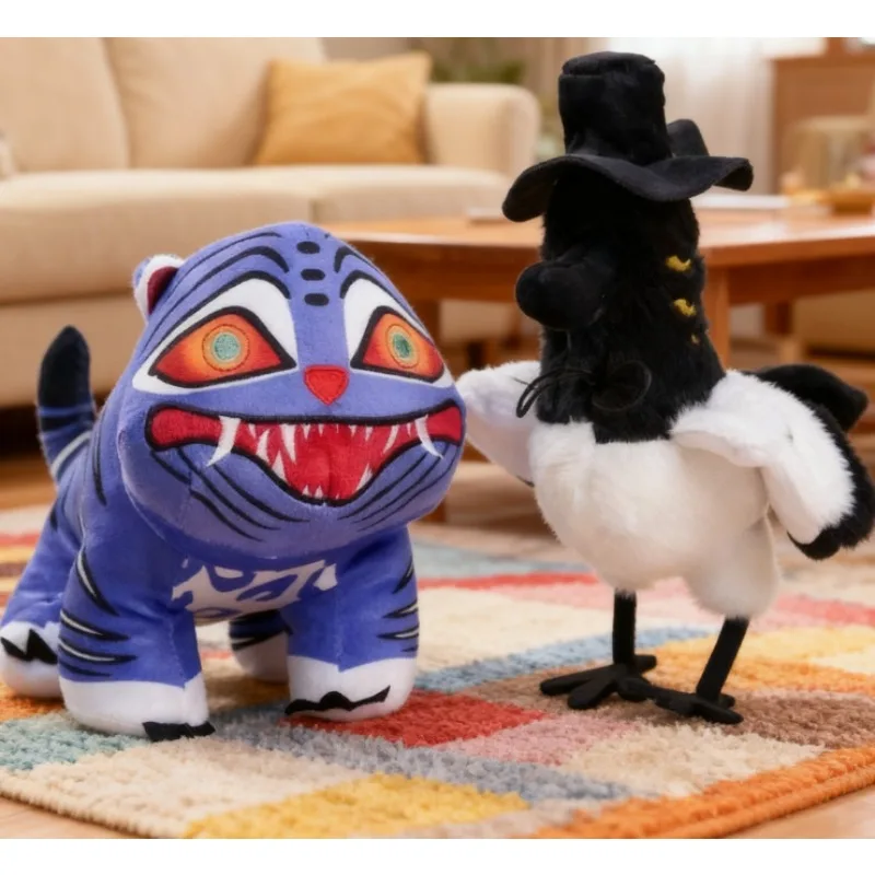 Kawaii Kpop Demon Hunters Tiger PlushToy Netflix periférico de peluche muñeca bonita regalo de cumpleaños y Navidad Fans y niñas