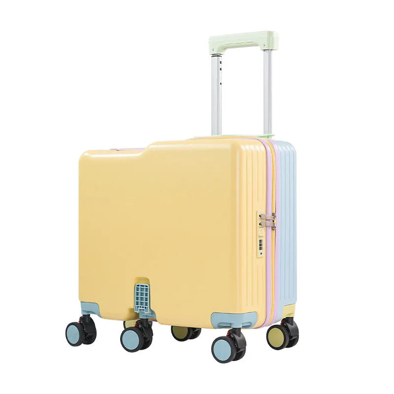 

Sitting and riding children's trolley case