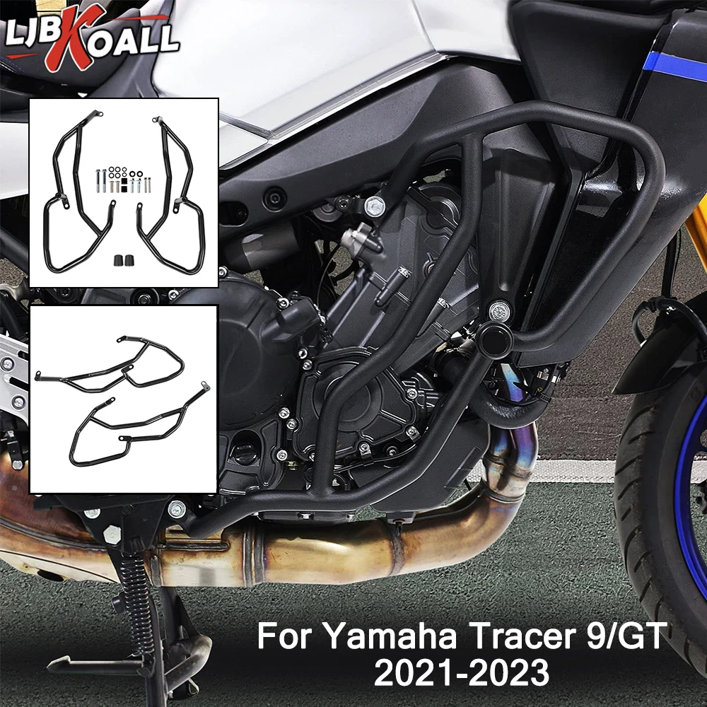 

For Yamaha Tracer 9 GT 2021-2023 Highway Engine Guard Carsh Bar Tracer9 GT 2022 Motorcycle Bumper Falling Protection Accessories