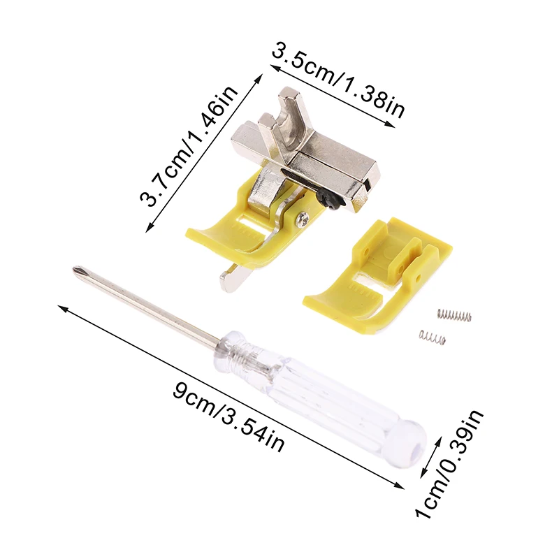 1Pc/1Set KT-18 Naaimachine Naaivoet Met Plastic Naaivoet Basis + Schroevendraaier Voor Rechte steek Lijn Naaivoet