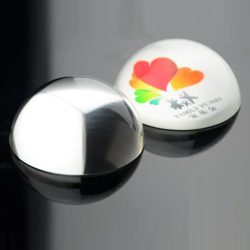30-100mm Artificial Crystal Semi Spherical Plano Convex Lens Hemisphere Magnifying Glass DIY Craft Gift Paperweight Magnifier1PC