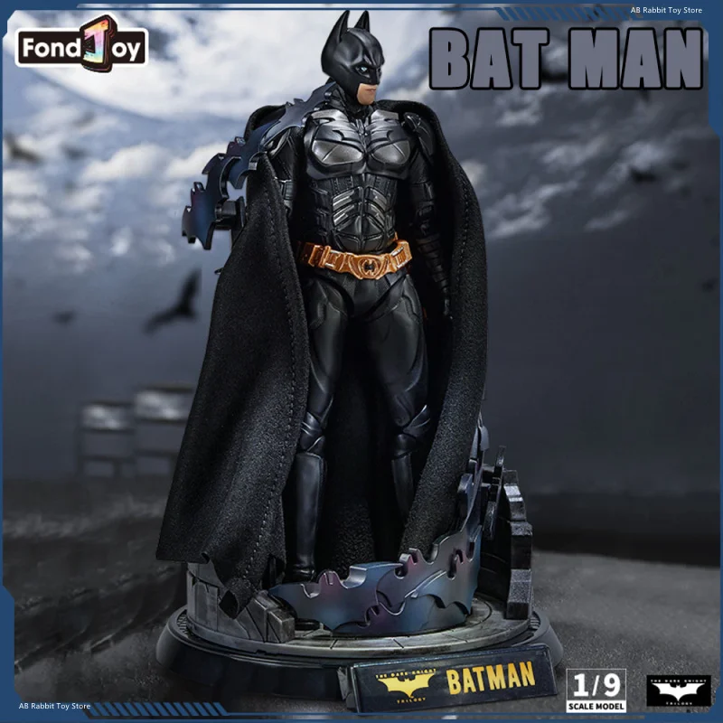 Original Fondjoy Batman Ben Affleck Anime Figure Deluxe Edition The Dark Knight 1/9 Action Figurine DC Collection Decor Toy Gift