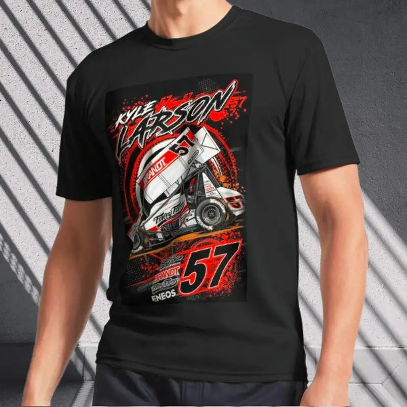 

kyle Larson Active T-Shirt Logo Men's T-Shirt Funny Size S to 5XL