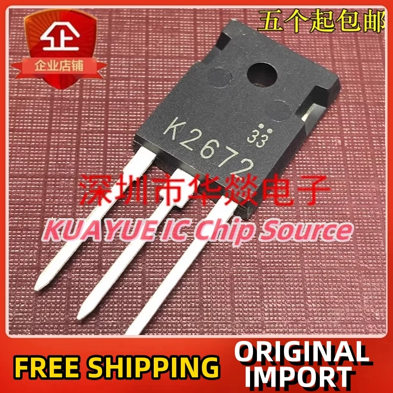 

10PCS-30PCS K2672 2SK2672 TO-247 Fast Shipping Quality Guarantee