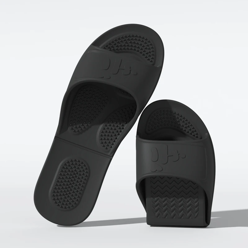 شباشب قابلة للطي خفيفة للغاية للرجال أثناء السفر والمنزل وغير قابلة للانزلاق سريعة الجفاف وبسيطة ومريحة للتدليك من الأسفل ومريحة #4