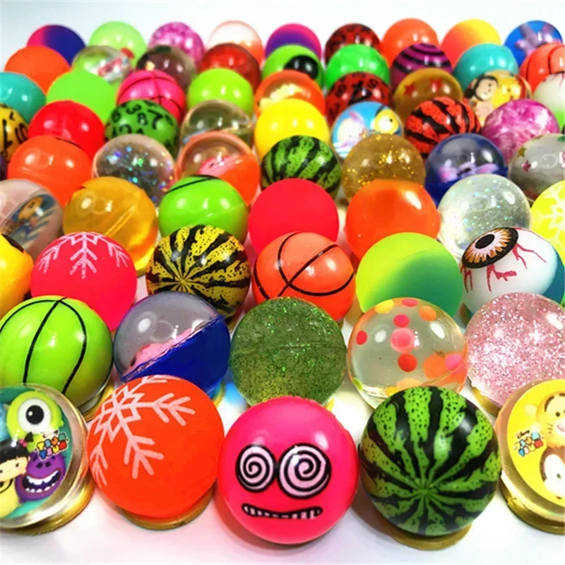 

20PCS/lot Rubber 25mm Mini Bouncy Balls Funny Toys High Bounce Toy Balls Kids Gift Party Favor Decoration Sports Games