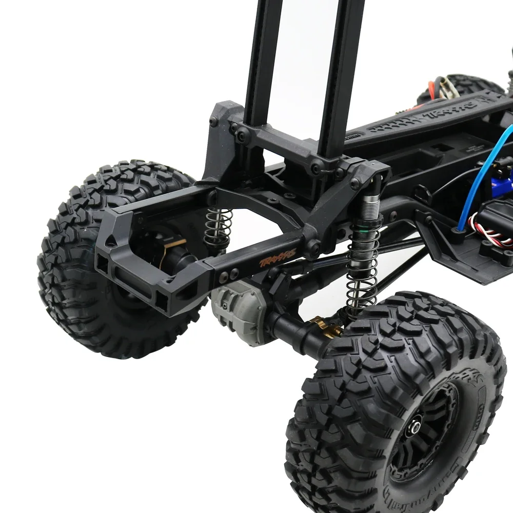 HooCrawler TRX4 Stoßstangenhalterungen, CNC-Aluminiumlegierung, TRX4 vordere und hintere Stoßstangenhalterung für 1/10 RC Crawler TRX-4 Upgrade – Detail 25