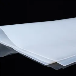 Translucent Silicone Rubber Sheet White Silicone Gasket 1mm 2mm 3mm No Peculiar Smell High Temperature Resistance Silicone Sheet